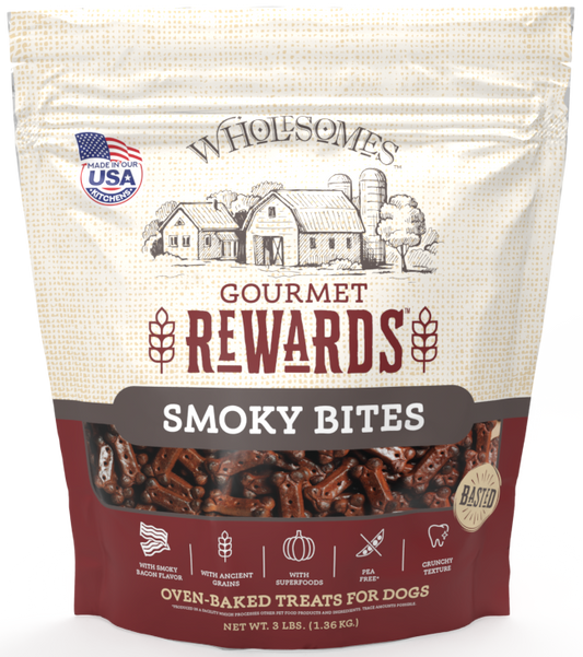 Wholesomes™ Gourmet Rewards™ Smoky Bites Dog Treats