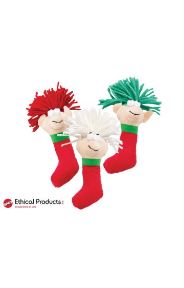 Ethical Holiday Wooly Elf Cat Toy