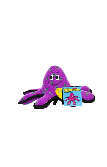 Tuffy Ocean Creature Small Octopus Dog Toy