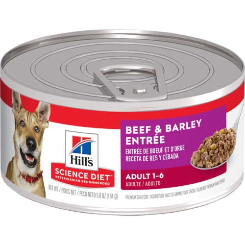 Hill's Science Diet Adult Beef & Barley Entrée dog food