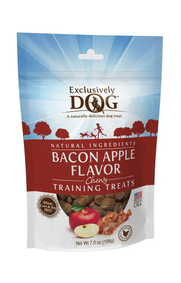 Exclusively Dog Bacon Apple Training Treats