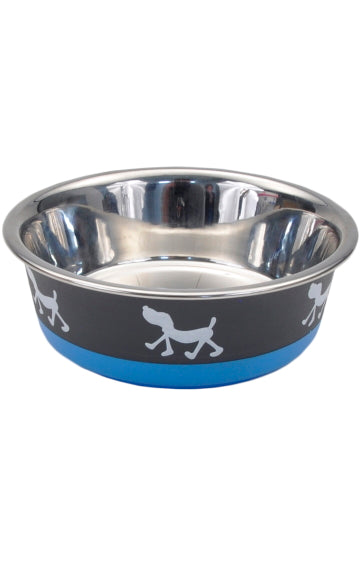 Coastal Pet Maslow Design Non-Skid Pup Design Dog Bowls, 28 oz
