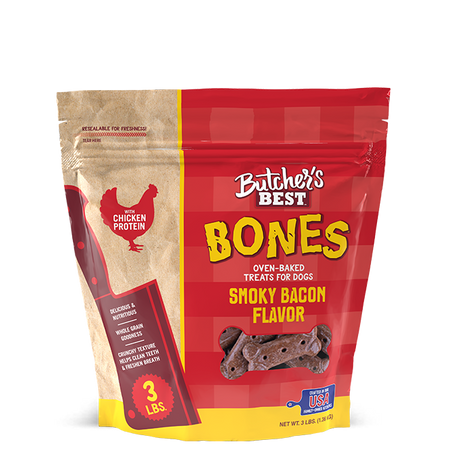 Butchers Best Bones Smoky Bacon Flavor Pet Food Center