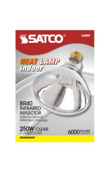 Brooder Heat Lamp Bulb 250W