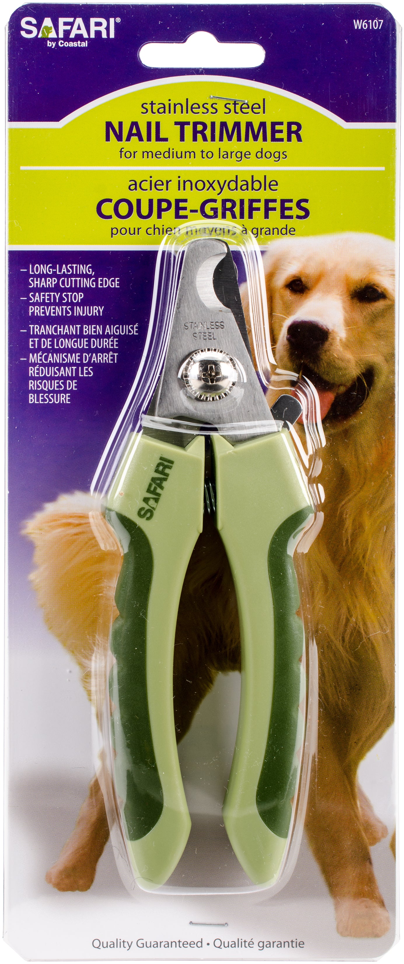 Safari Stainless Steel Nail Trimmer for Large Dogs