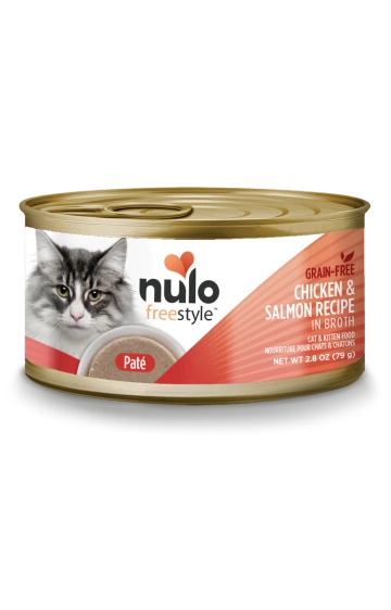 Nulo Chicken & Salmon in Gravy 2.8oz