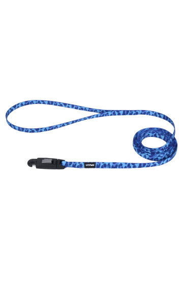 Coastal Lil Pals Blue Leopard Dog Leash