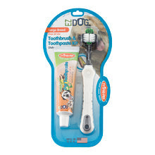 EZ Dog Toothbrush & Toothpaste Kit For Large Breeds