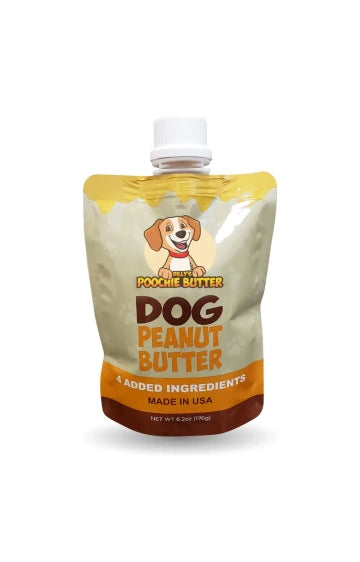 Poochie Butter Dog Peanut Butter Squeeze Packs (2 Sizes)
