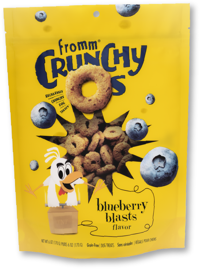 Fromm Crunchy O's BlueBerry 6 oz