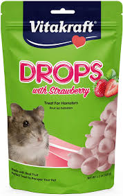 Vitakraft Drops with Strawberry Hamster Treats