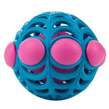 JW Pet Arachnoid Ball Dog Toy, Color Varies