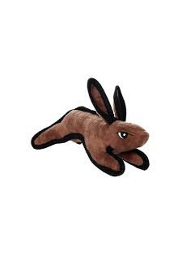 Tuffy Jr. Barnyard Rabbit Dog Toy, Brown
