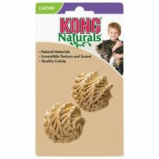 KONG Naturals Straw Ball 2-pack