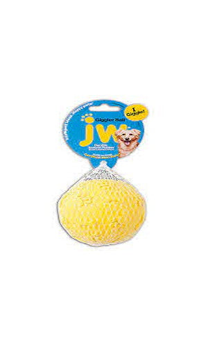 JW Pet Giggler Ball Squeaky Dog Toy, Color Varies