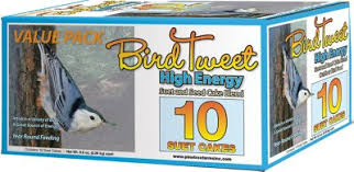Pine Tree Farms Bird Tweet Suet Hi Energy, 10-Pack