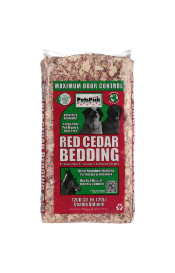 PetsPick Red Cedar Wood Bedding 20L