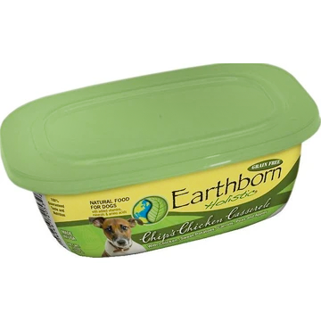 Earthborn Holistic Chip's Chicken Casserole Gourmet Dinners Grain Free Moist Dog Food Tubs