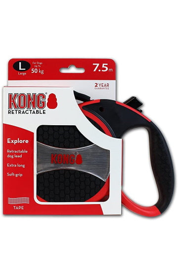 Kong quick stop retractable dog clearance leash