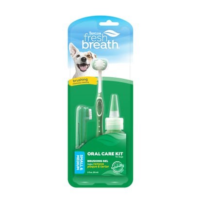 Tropiclean Fresh Breath Oral Care Kit for Large & Small/Medium Dogs