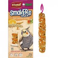 Smaker Snack Orange Treat Sticks- Cockatiels 2 pk