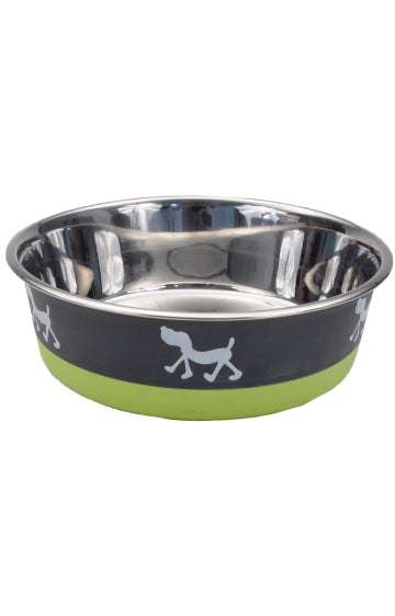 Coastal Pet Maslow Design Non-Skid Pup Design Dog Bowls, 54 oz