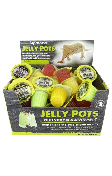 Komodo Jelly Pots Assorted Fruit Flavors