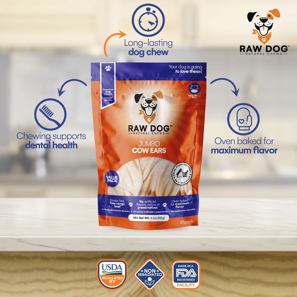 Jumbo cow ears outlet for dogs