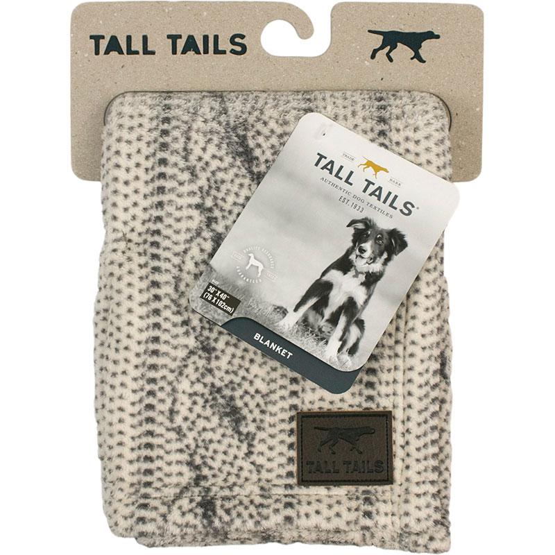 TALL TAILS CABLE KNIT BLANKET