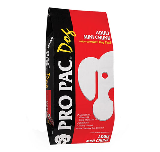 Pro Pac Adult MINI CHUNK 40lb Dog Food Bag
