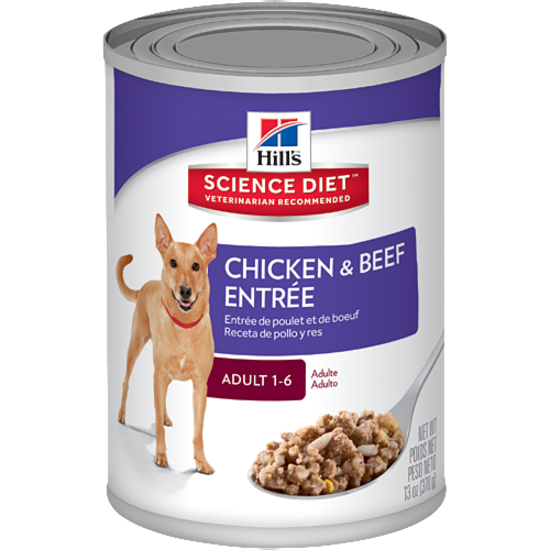 Hills Science Diet Adult Chicken & Beef Entrée Dog Food