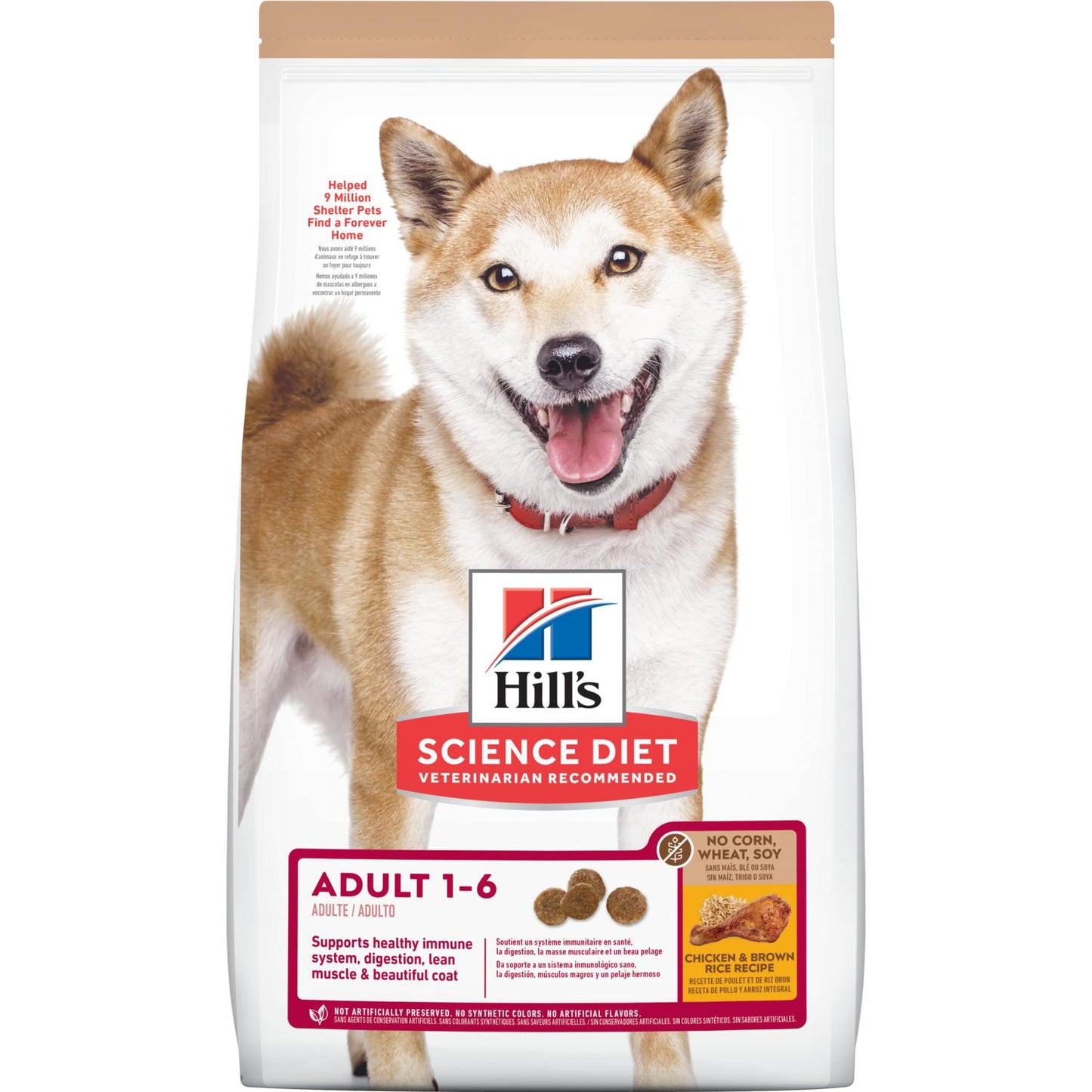 Hill's Science Diet Adult 1-6 No Corn, Wheat, Soy K9 Adult Dog Food