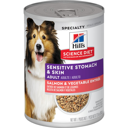 Hill's Science Diet Adult Sensitive Stomach & Skin Salmon & Vegetable Entrée dog food
