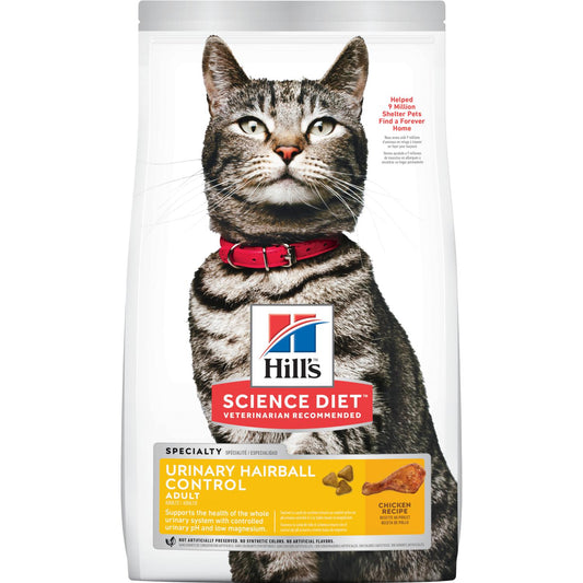 Hill's Science Diet Adult Urinary Hairball Control Cat Food