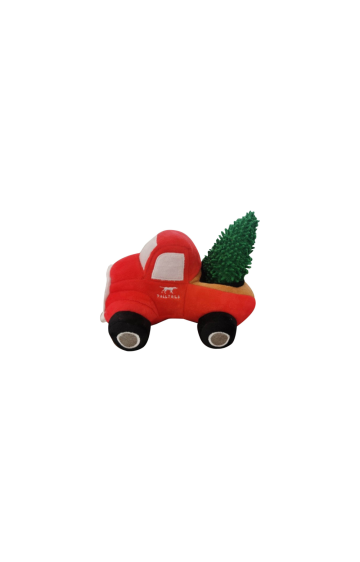Tall Tails Red Truck With Tree 8"