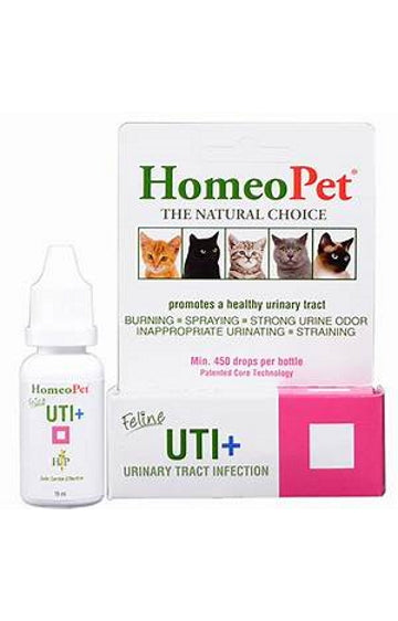 HomeoPet Feline UTI+ Cat Supplement, 450 drops