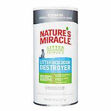 Nature's Miracle Just for Cats Litter Box Odor Destroyer Powder, 20-oz bottle