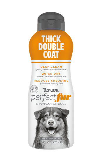 Tropiclean Perfect Fur™ Thick Double Coat Shampoo For Dogs