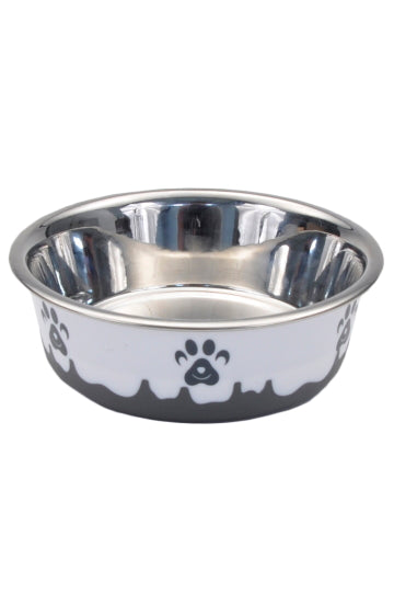 Coastal Bowl Maslow Design Non-Skid Paw Design Dog Bowls, 13 oz