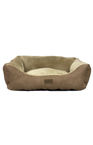 Ethical Pet Wood Grain Stepin Taupe Pet Bed
