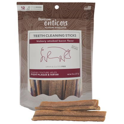 Tropiclean Enticers Cleaning Sticks For Dogs