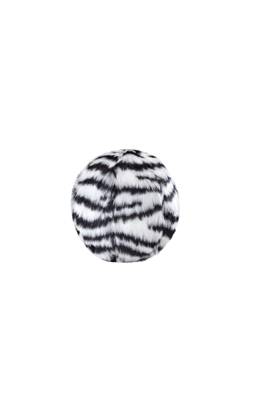 Fluff & Tuff Zebra Ball