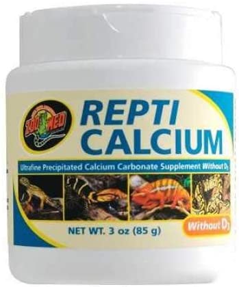 ZOOMED Reptile Calcium Without Vitamin D3 3oz
